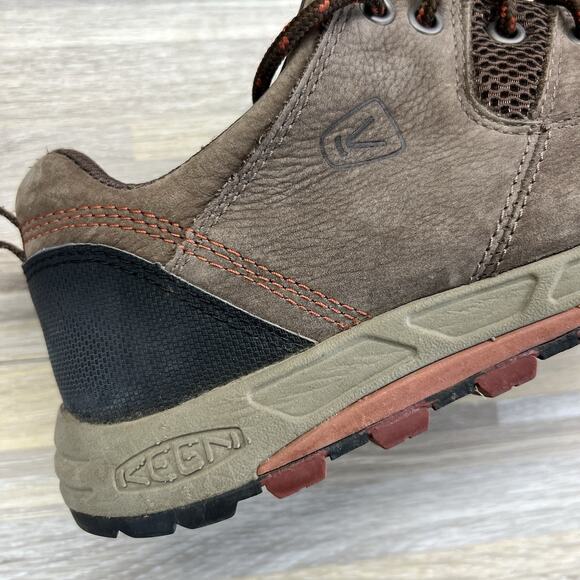 KEEN GDC 1112 Women's Hiking Shoe Brown Leather Lace Up Size 8 Fits Like 8.5 - Picture 6 of 8